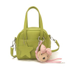 Damen Mini-Tasche mit dekorativem Anhänger