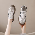 Damen Plattform Sneaker mit modischer Dekoration