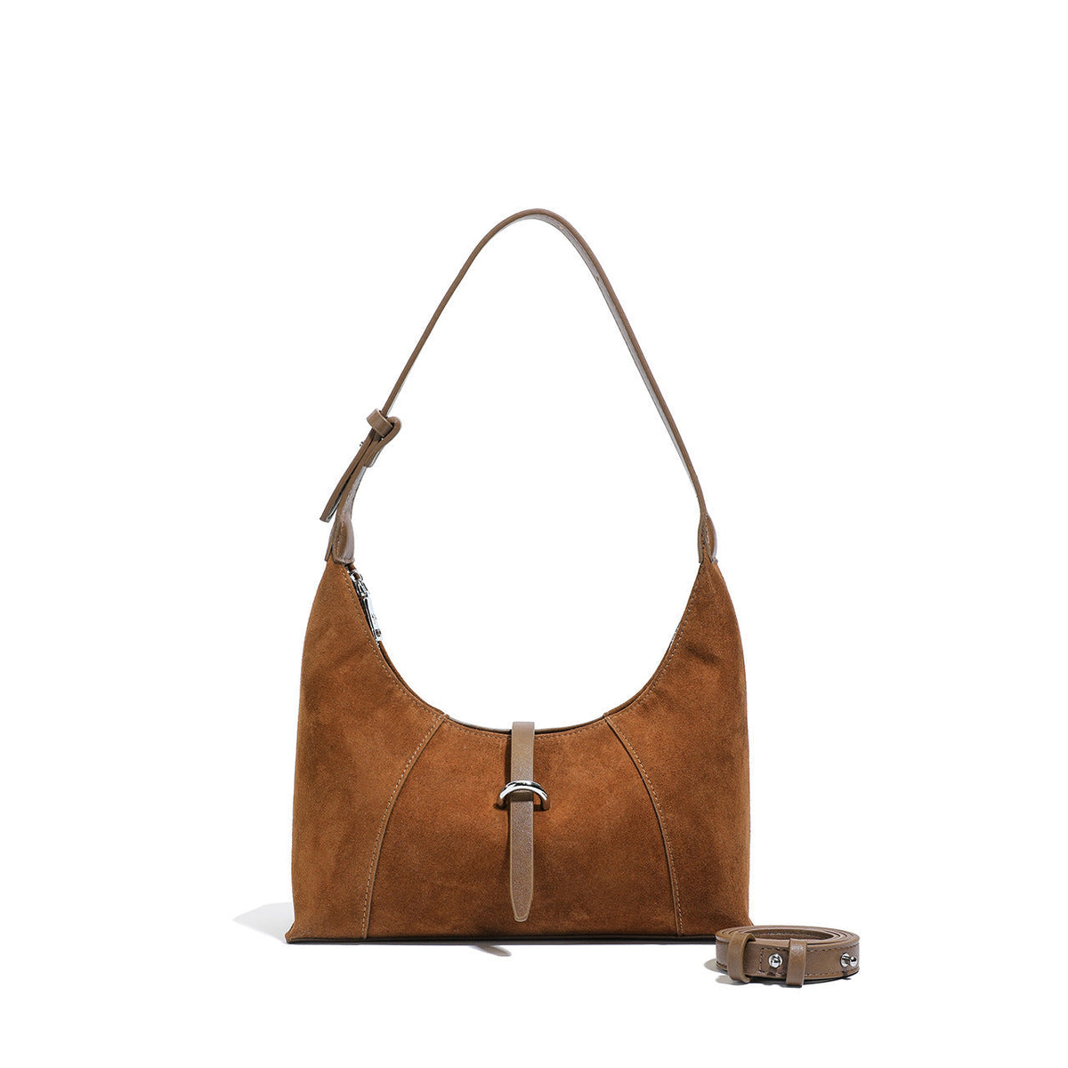 Damen hochwertige Hobo-Tasche aus Wildleder