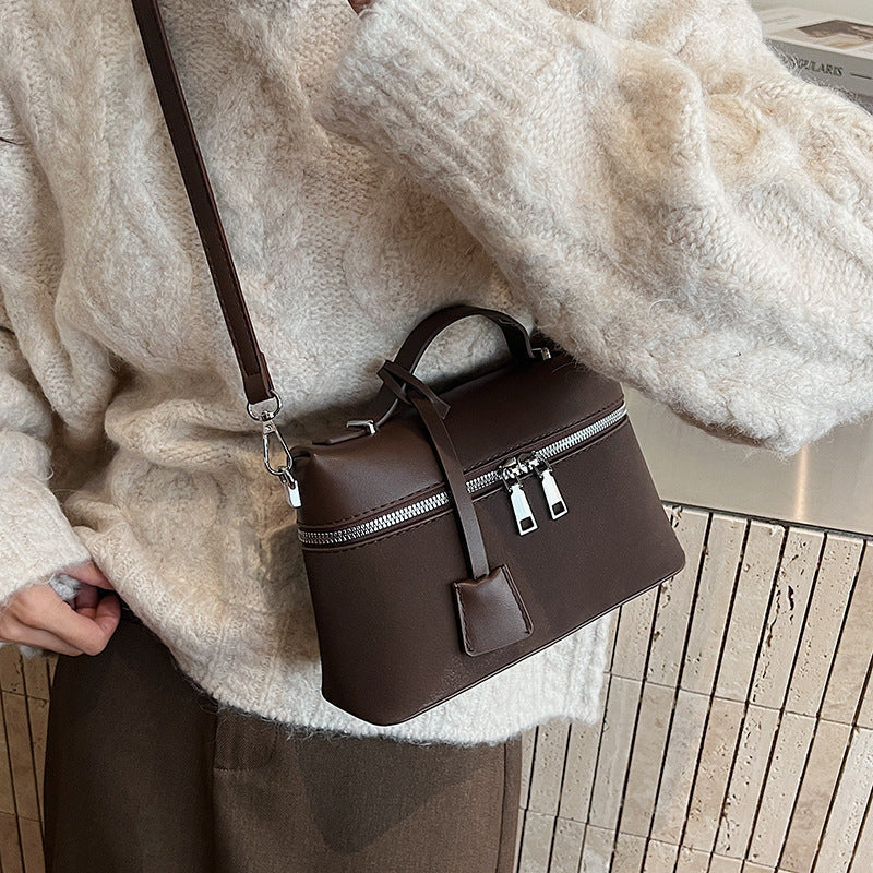 Damen Mini Schultertasche mit praktischen Fächern