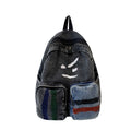 Künstlerischer Denim-Rucksack