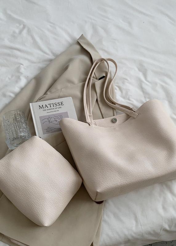 Geräumige Damen-Schultertasche aus weichem Leder