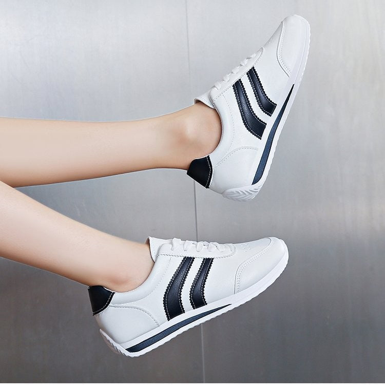 Damen klassische Sneaker mit stylischen Streifen