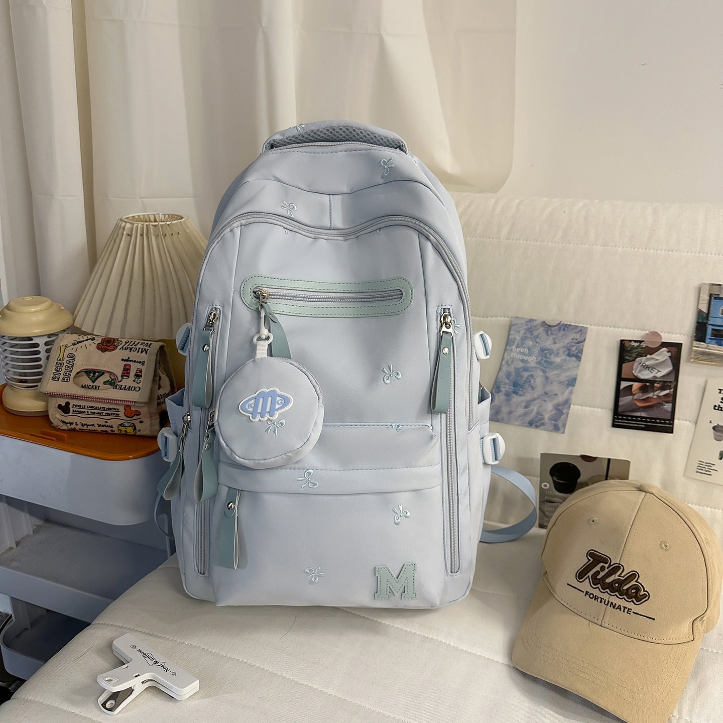 Stylischer Multi-Taschen-Schulrucksack