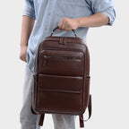 Executive Leder Rucksack Emma Tasche