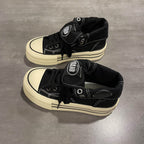 Damen High-Top Sneaker mit dicker Gummisohle und seitlichem Reißverschluss