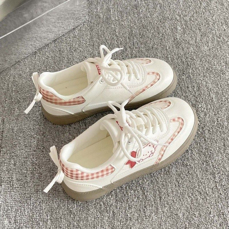Damen trendige Sneakers mit sportlich-elegantem Design und bequemem Sohlen