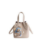 Damen Mini Schultertasche mit abnehmbarem Kosmetiktäschchen
