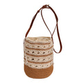 Damen gehäkelte Tasche mit modischem Kordelzug