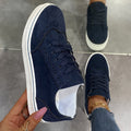 Damen elegante Sneakers mit modischem Brogue-Design