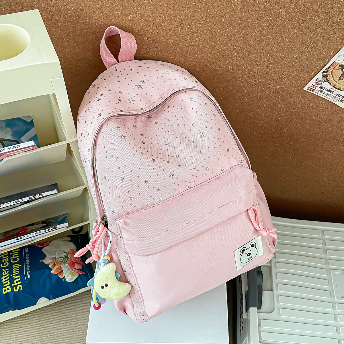 Stern-verzierte Alltags-Rucksack