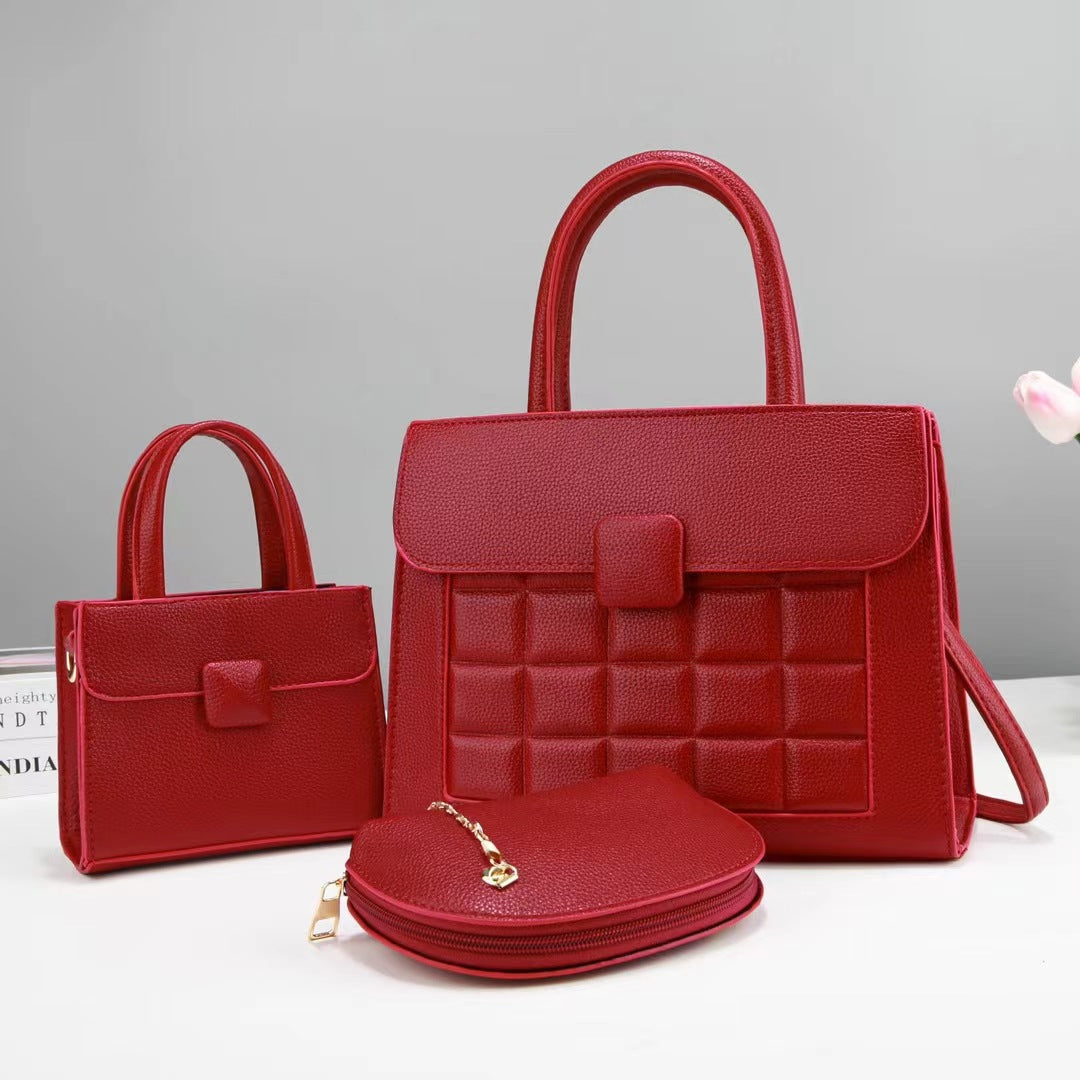 Damen hochwertige Handtaschen-Set mit stilvollen Akzenten