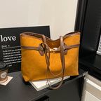 Frauen vielseitige Tote-Bag aus weichem Wildleder