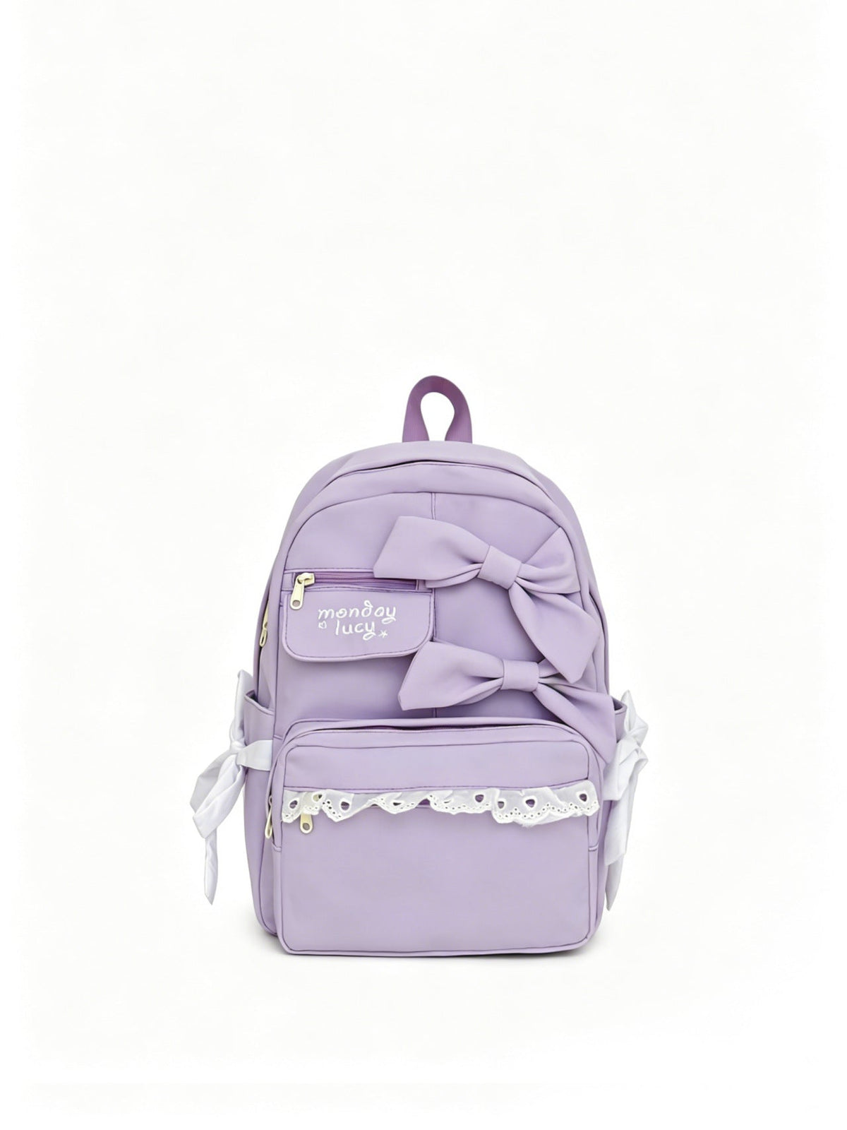 Süßer Rucksack mit Schleifenakzent