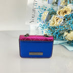 Damen Mini-Handschuh Tasche mit geflochtenem Kettenriemen