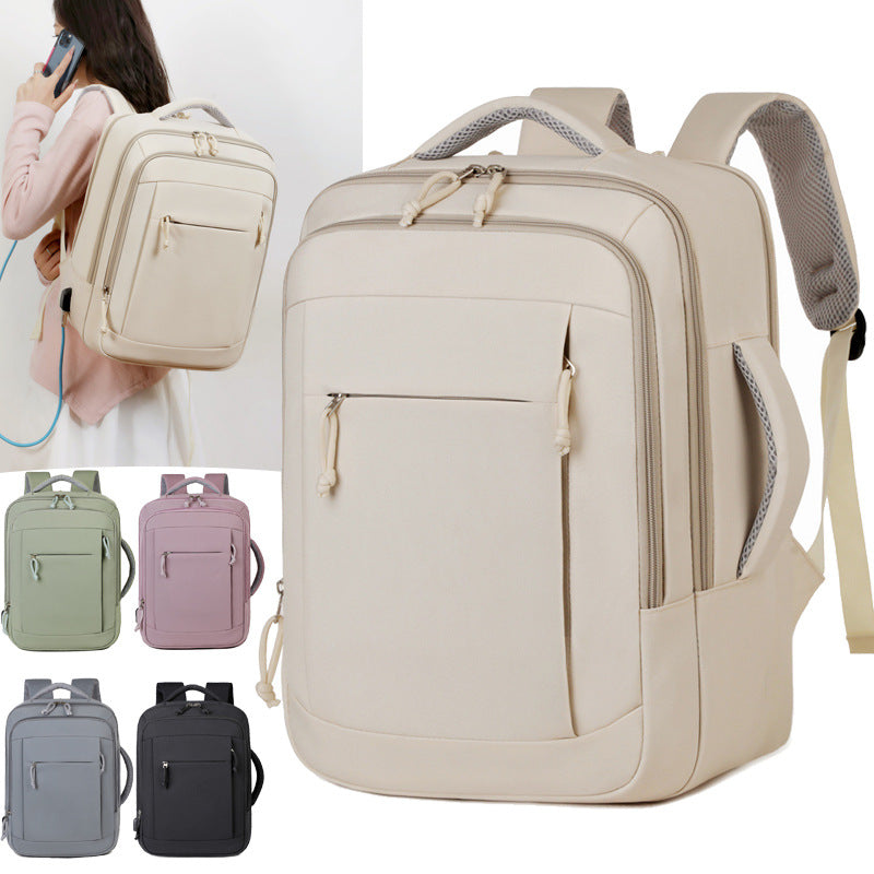 Elegante Laptop-Rucksack mit vielseitigen Organisationsfächern