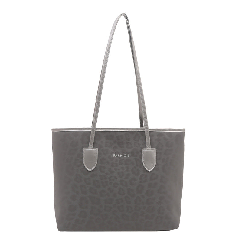 Damen elegante Tragetasche mit stylischem Leopardenmuster