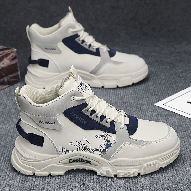 Damen High-Top Sneakers mit atmungsaktivem Obermaterial und rutschfester Sohle