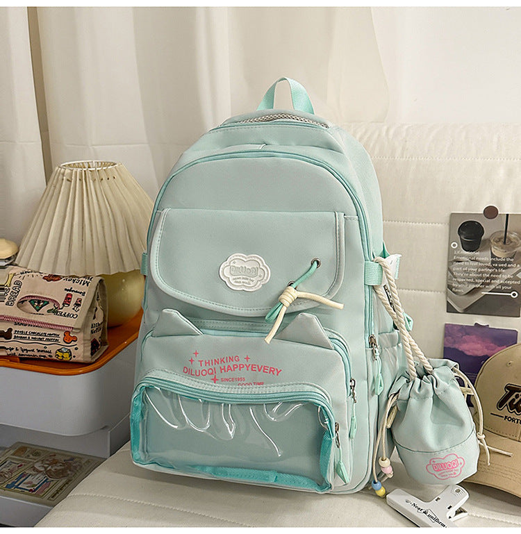 Kat-Design Multi-Taschen Schulrucksack