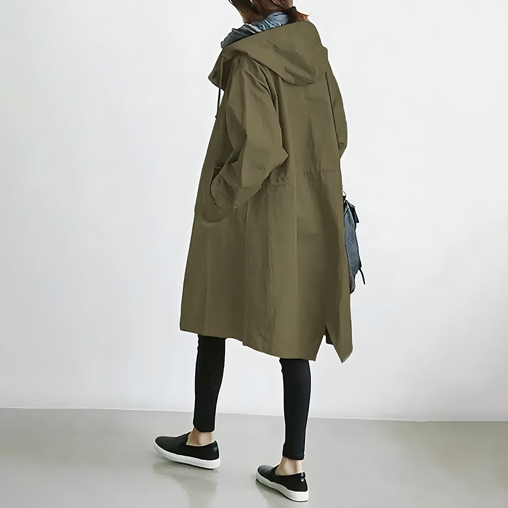 Veste coupe-vent imperméable à capuche Lana™