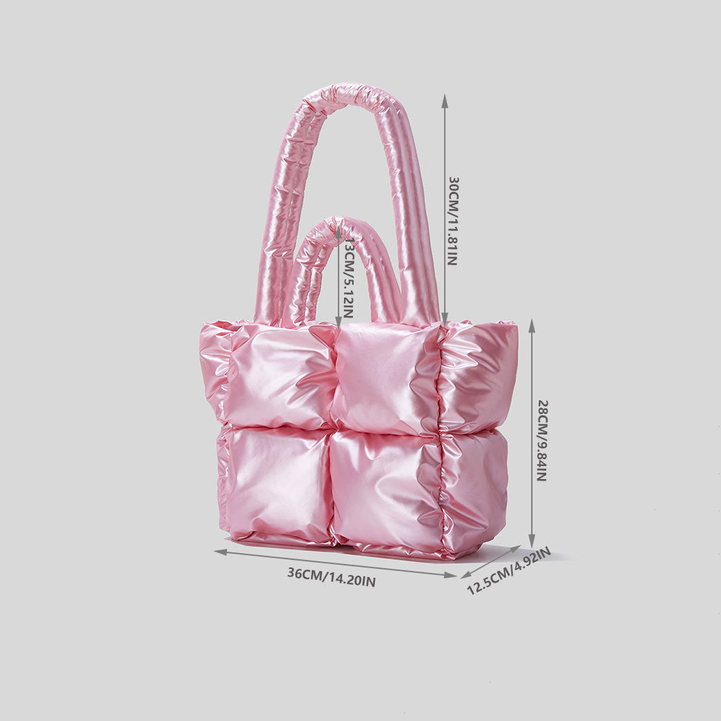Puffer Schultertasche