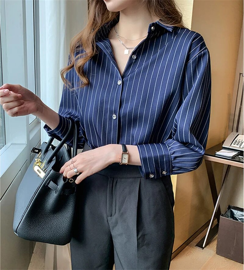 Blouse Cripes à manches longues | Jacqueline