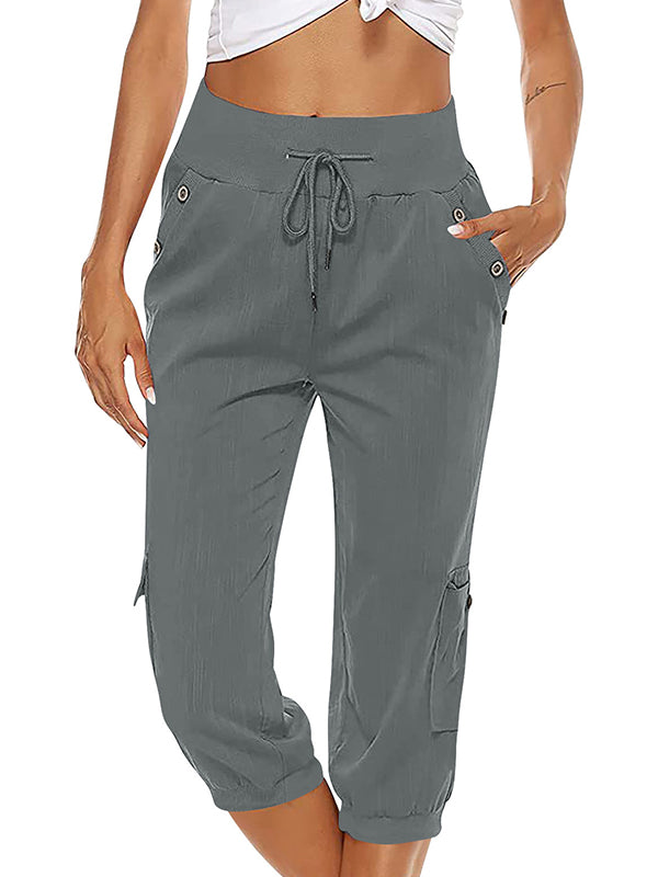 Pantalon cargo Emma's™ avec cordon de serrage