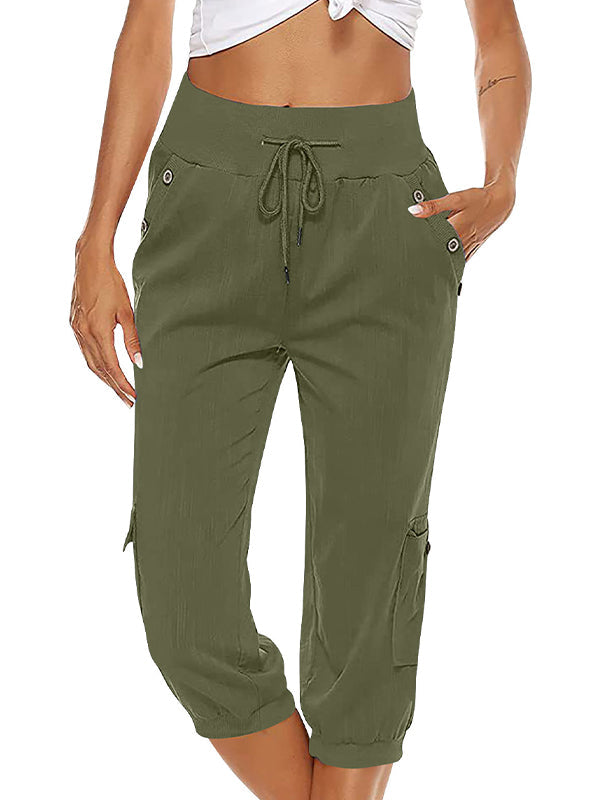 Pantalon cargo Emma's™ avec cordon de serrage