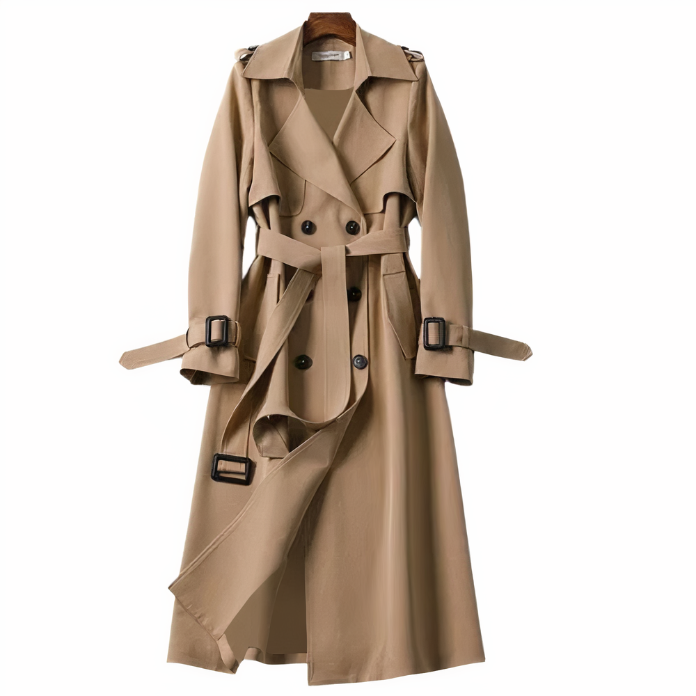 Trench-coat au-dessus du genou