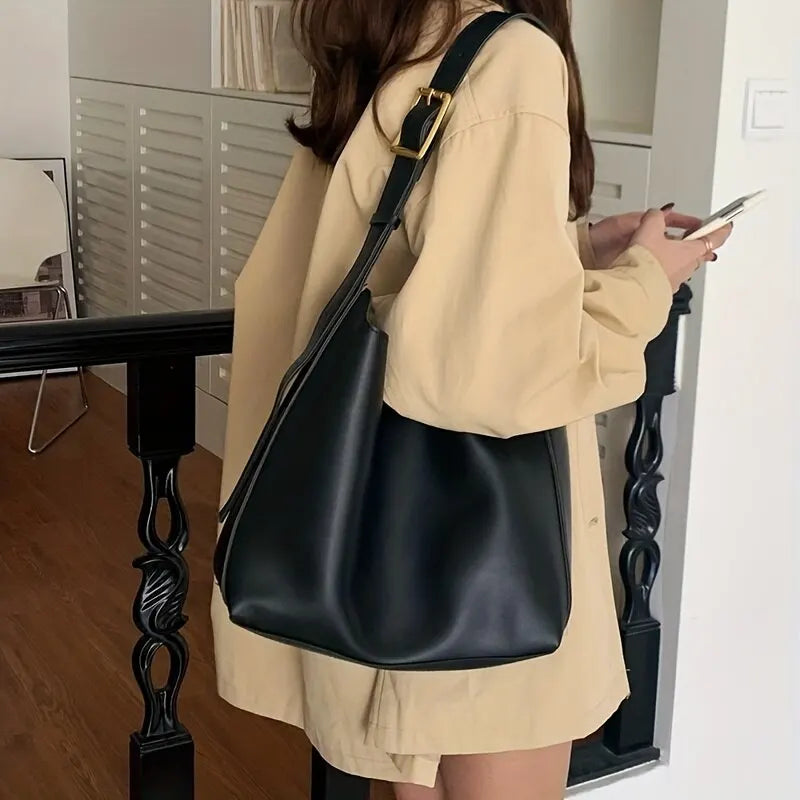 Luxus Leder Schultertasche