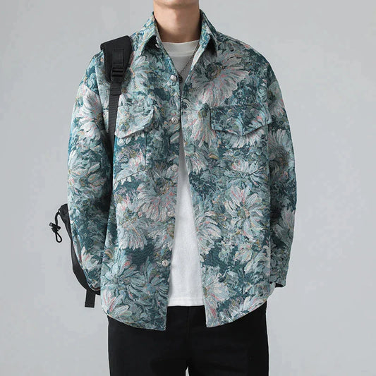 Veste à fleurs