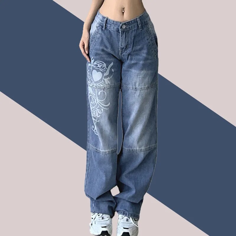 Cargo imprimé Y2K pour femme Hoos