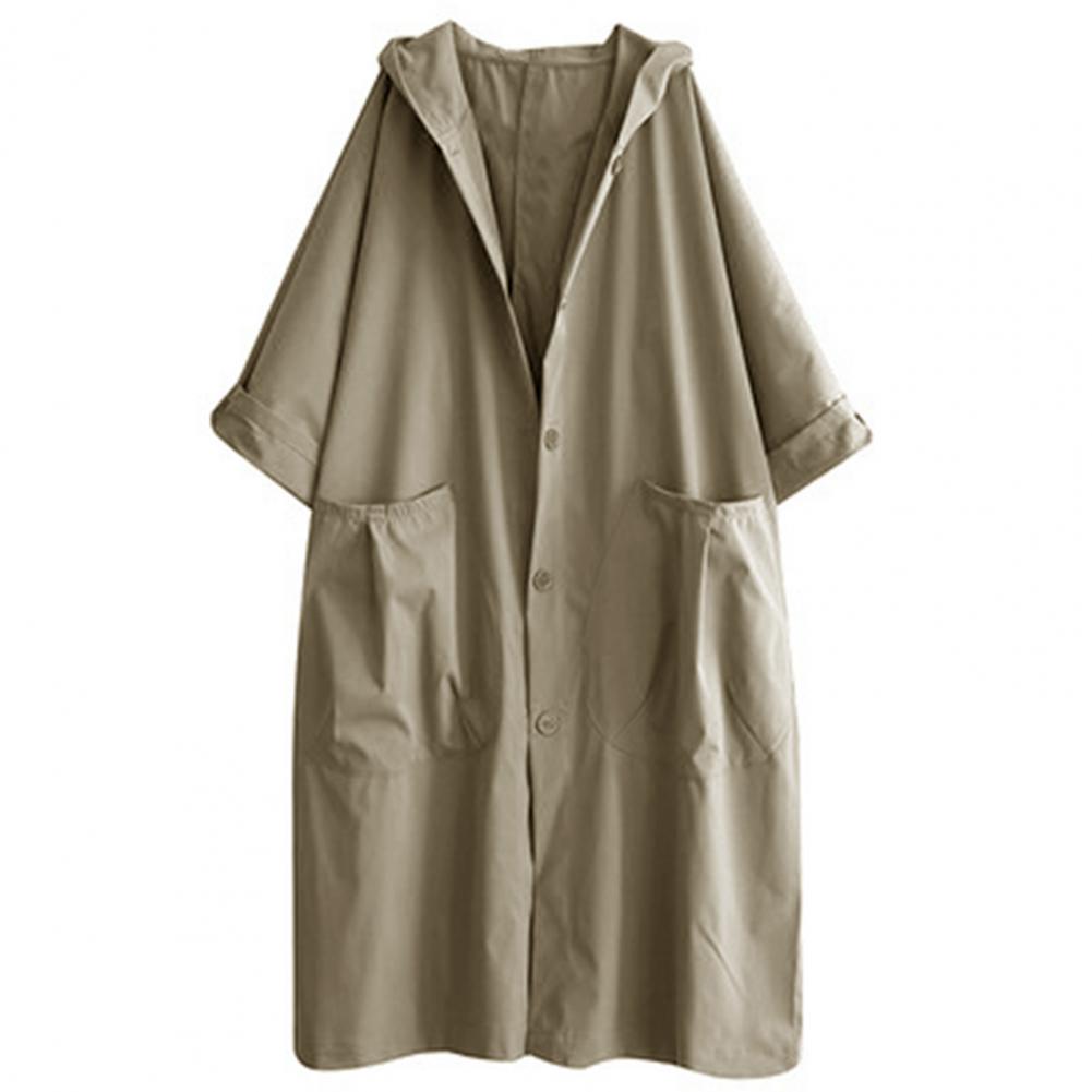 Trench-coat confortable en gabardine