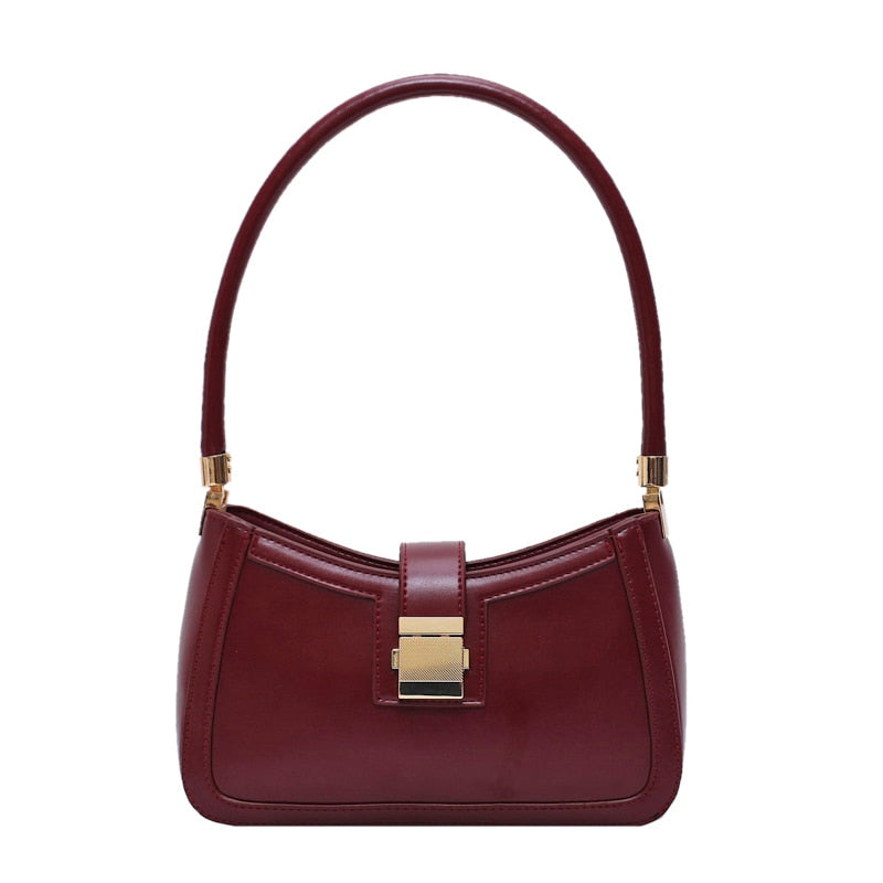 Stylische Schultertasche links | Designer-Handtasche für Damen mit Reißverschluss