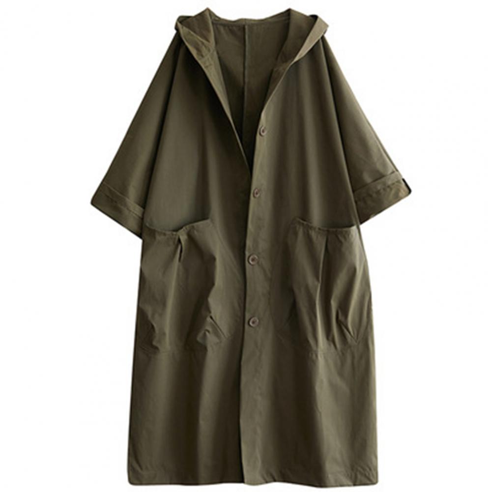 Trench-coat confortable en gabardine