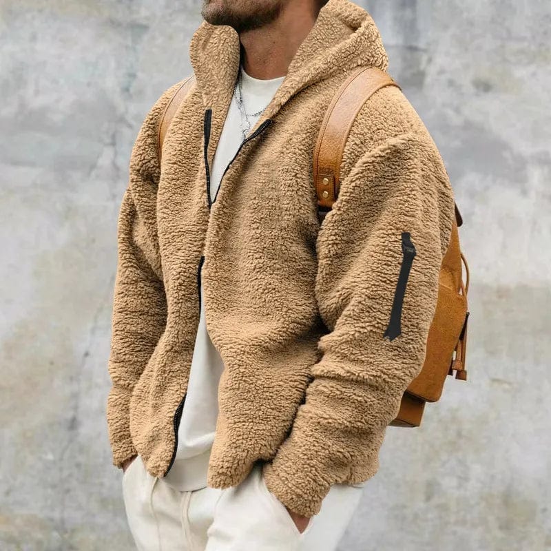 Veste Sherpa en velours