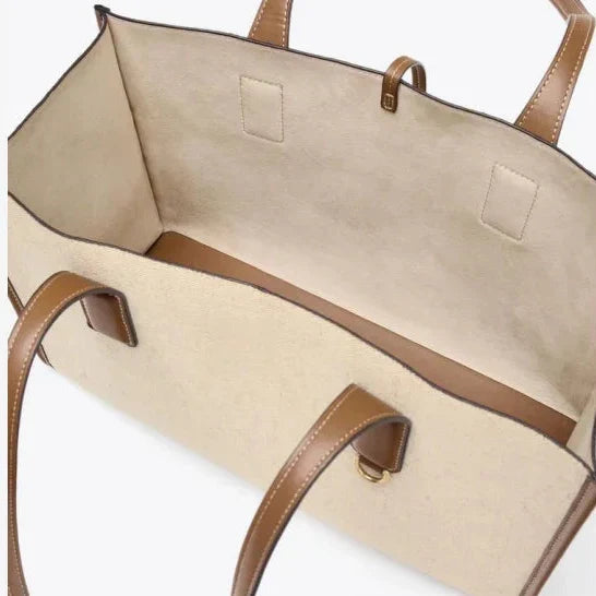 Elegante Canvas Tote-Handtasche