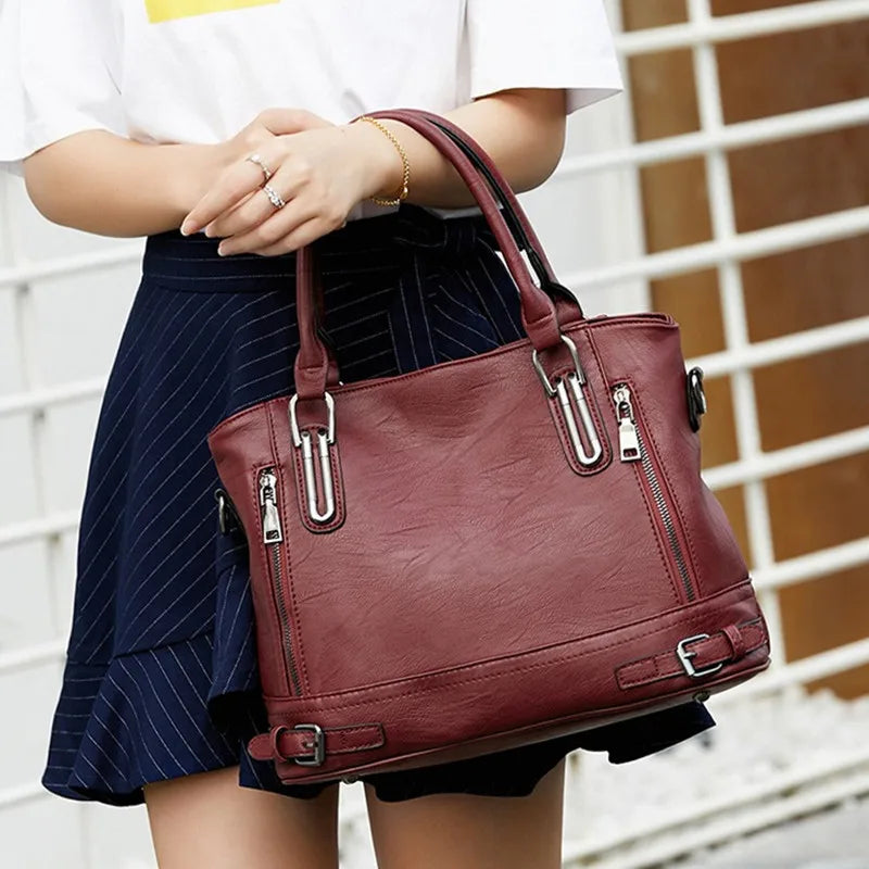 Retro-Stil Schulterhandtasche