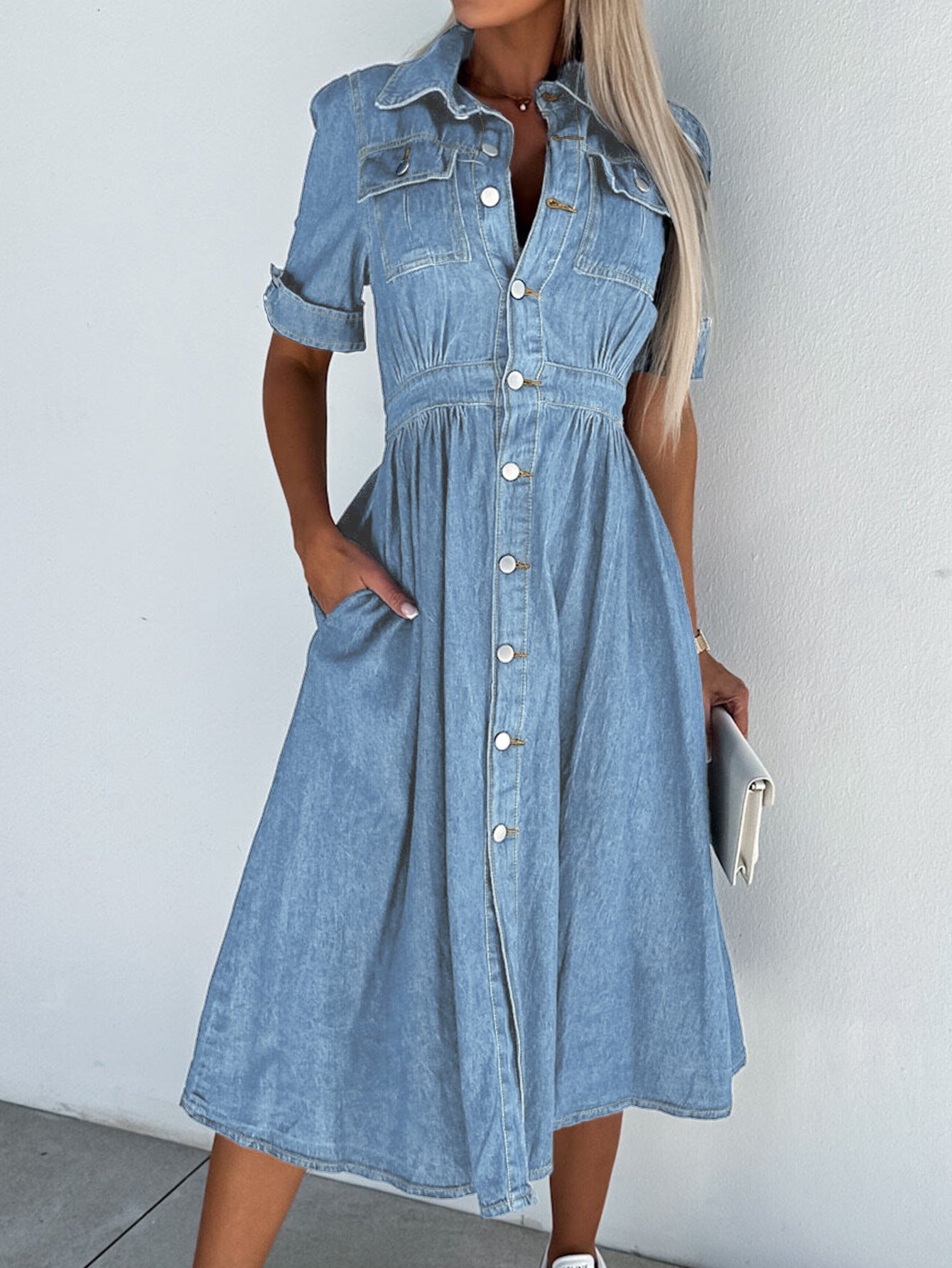 Robe professionnelle en denim