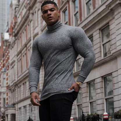 Pull à col roulé pour homme