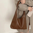 Große schicke Leder-Handtasche
