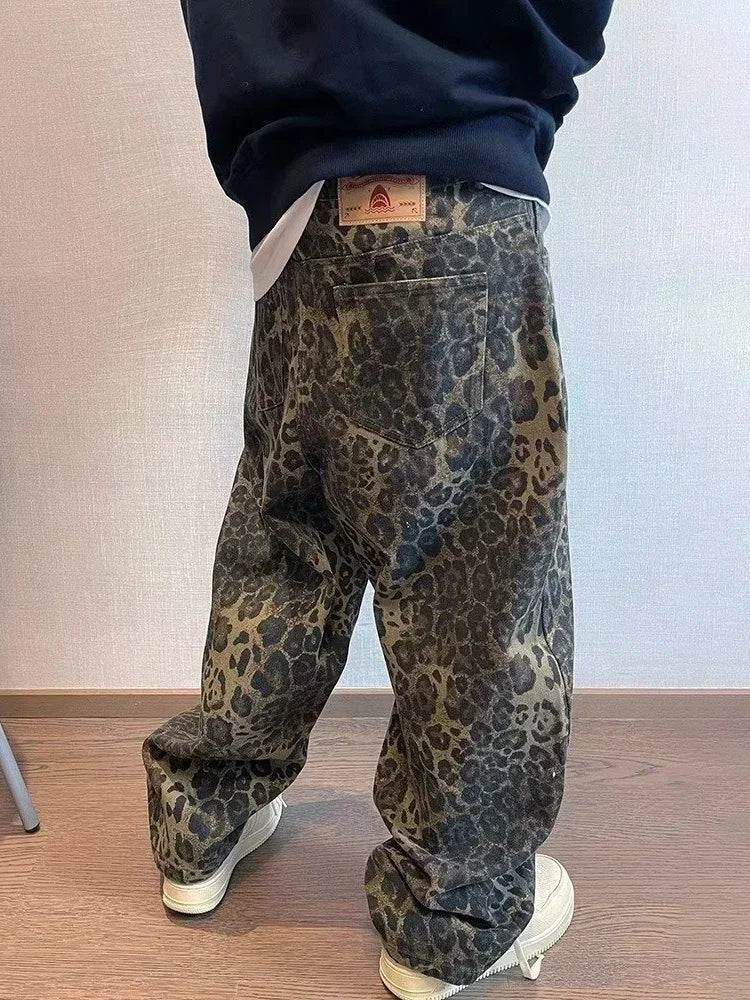 Pantalon en jean à jambe cripes