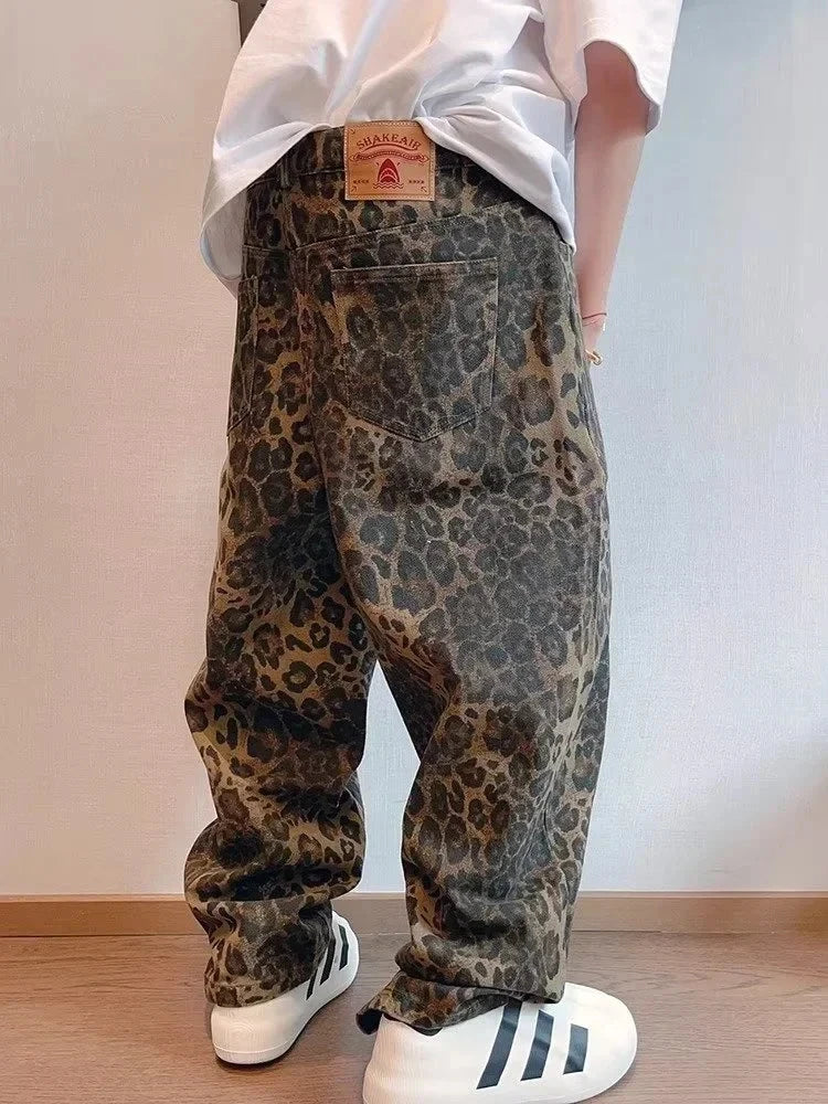 Pantalon en jean à jambe cripes