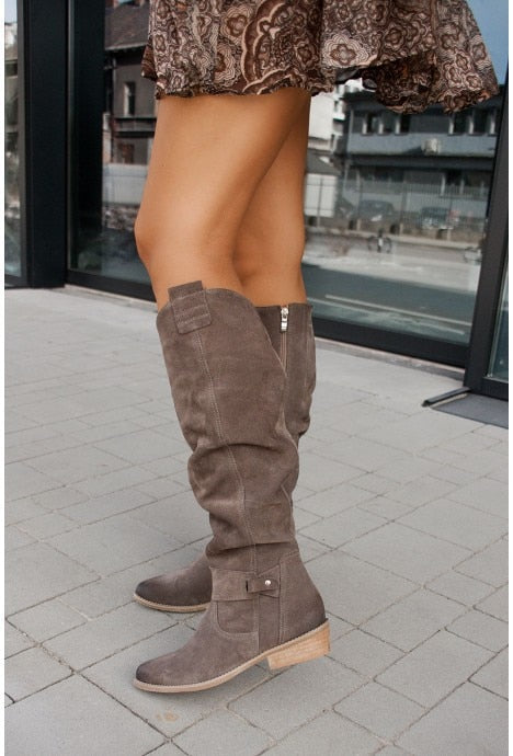 Cripes Hannah - Boots pour femmes robustes et confortables au style rétro