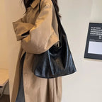 Große schicke Leder-Handtasche