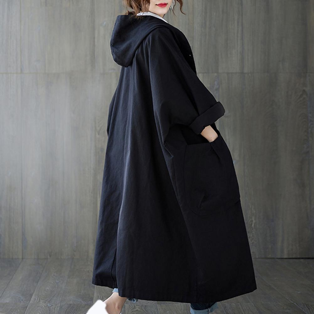 Trench-coat confortable en gabardine