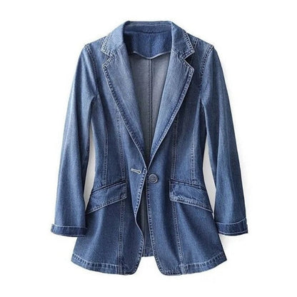 Blazer en denim moderne