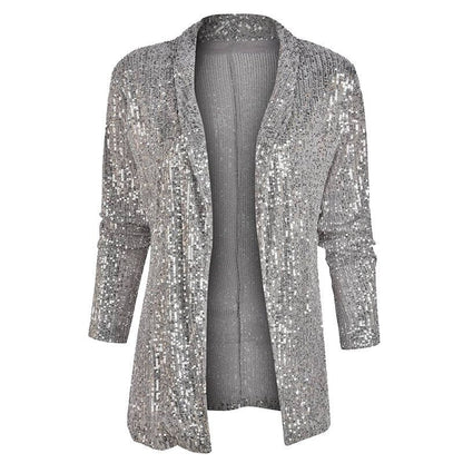 Cripes - Gilet Blazer à Paillettes Glitter