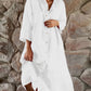 Robe de plage en coton et lin