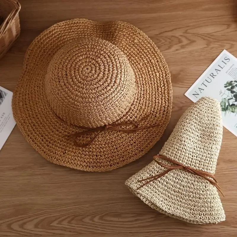 Crêpes | Chapeau de plage pour dames